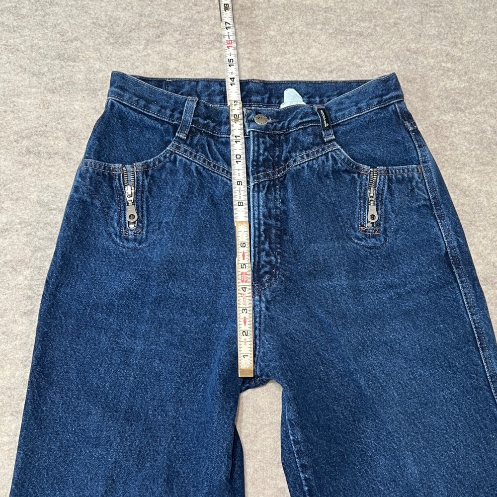 Vintage Western Rockies Rocky Mountain High Rise Yoke Jeans Blue (31/11) 27 x 35 - Picture 9 of 10